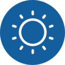 Home-Icons-3@2x Blue Sun Icon